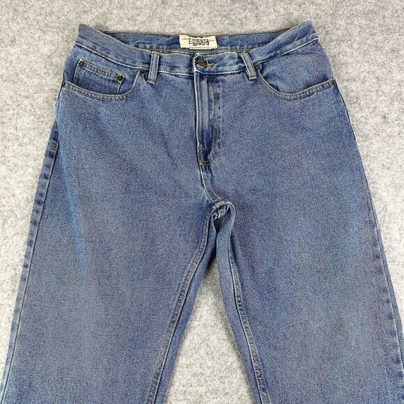 Vintage Big Mac Jeans Mens 33x30 Blue Medium Wash Straight Leg Work Wear Denim - Picture 2 of 15
